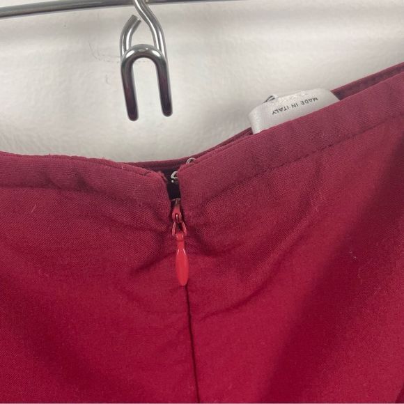 Armani Collezioni Red Pencil Skirt Size 14 - Picture 4 of 7